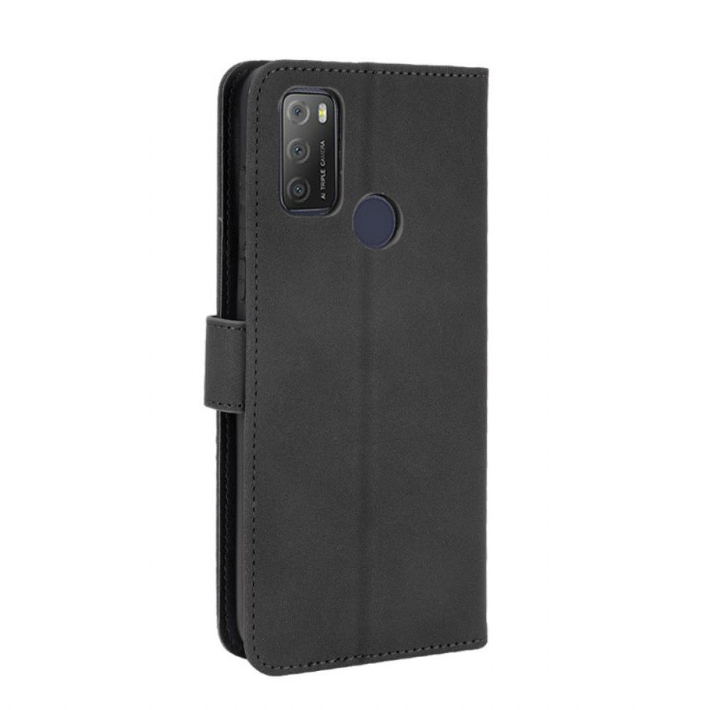 Leren Hoesje voor Alcatel 1S / 3L (2021) Skin-touch