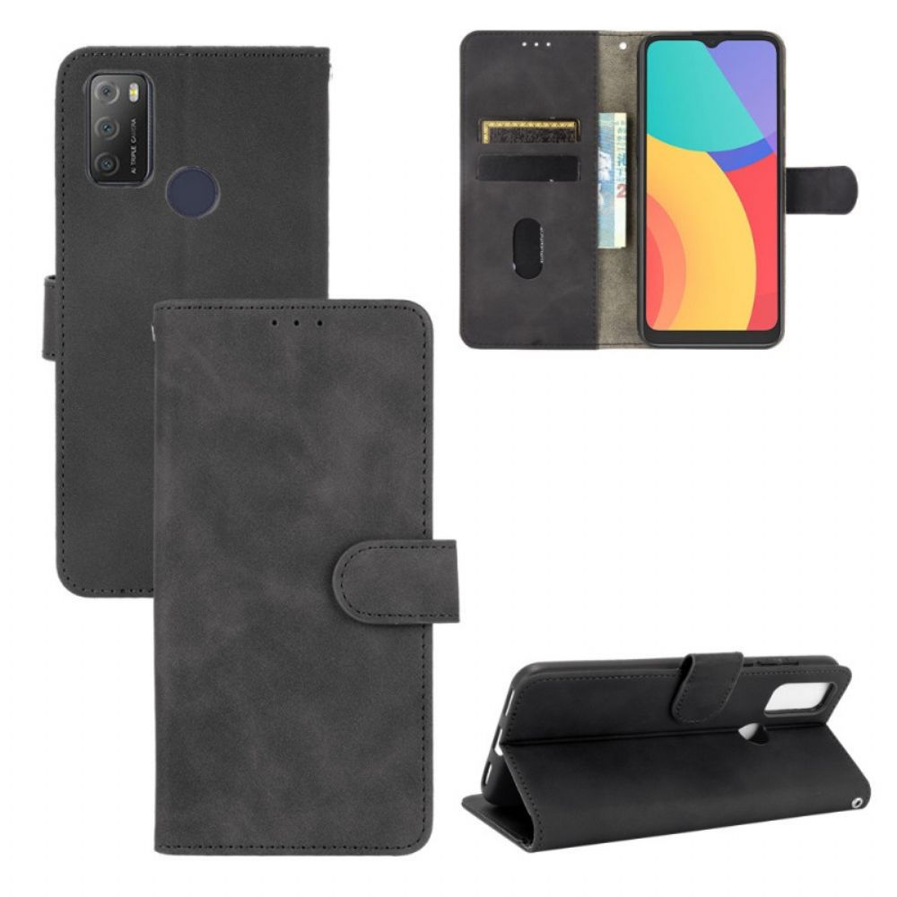 Leren Hoesje voor Alcatel 1S / 3L (2021) Skin-touch