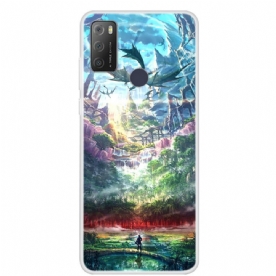 Telefoonhoesje voor Alcatel 1S / 3L (2021) Natuurparadijs