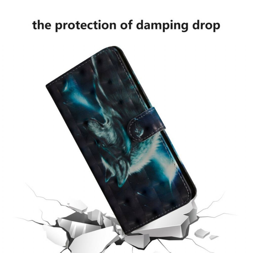 Flip Case voor Oppo Find X2 Neo Majestueuze Wolf