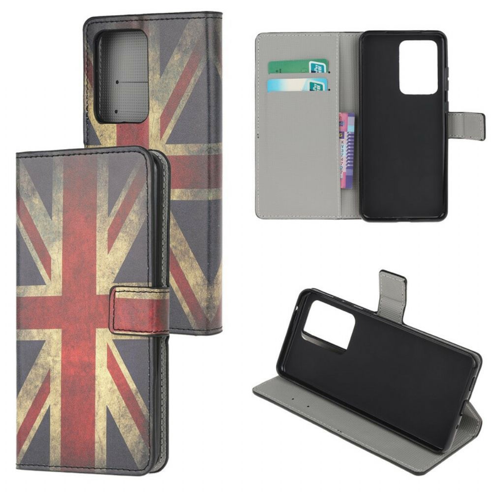 Folio-hoesje voor Samsung Galaxy Note 20 Ultra Engeland Vlag