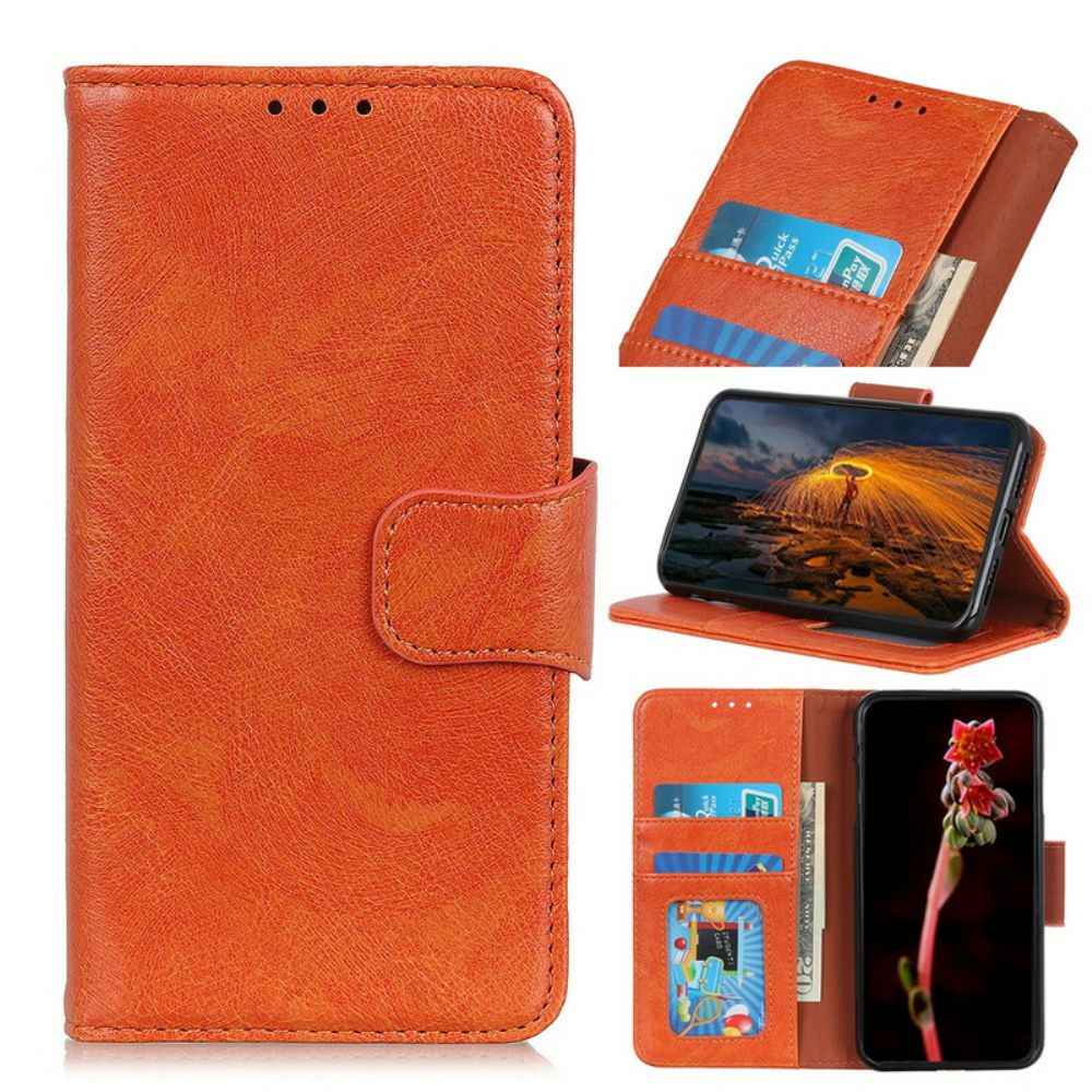 Folio-hoesje voor Samsung Galaxy Note 20 Ultra Gesplitst Nappaleer