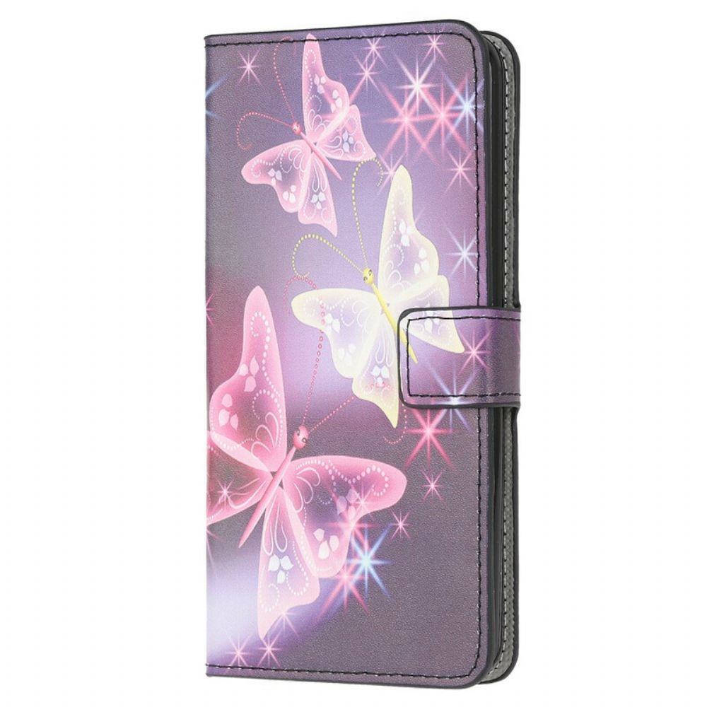 Folio-hoesje voor Samsung Galaxy Note 20 Ultra Intense Vlinders