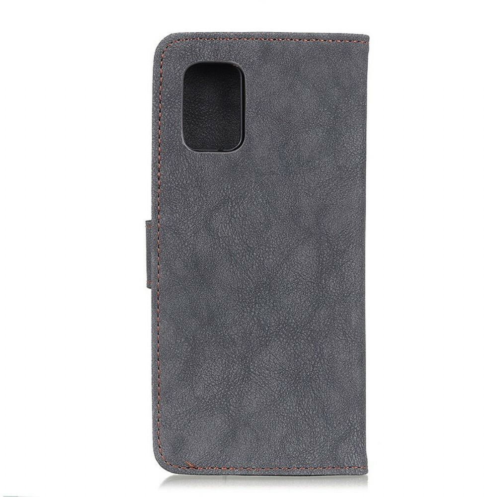 Folio-hoesje voor Samsung Galaxy Note 20 Ultra Retro Split Kunstleer Khazneh