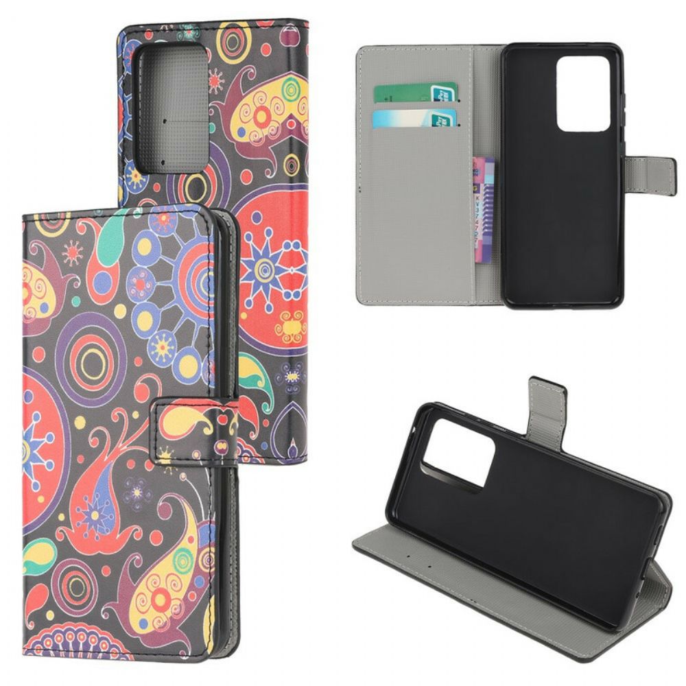 Folio-hoesje voor Samsung Galaxy Note 20 Ultra Galaxy Tekeningen