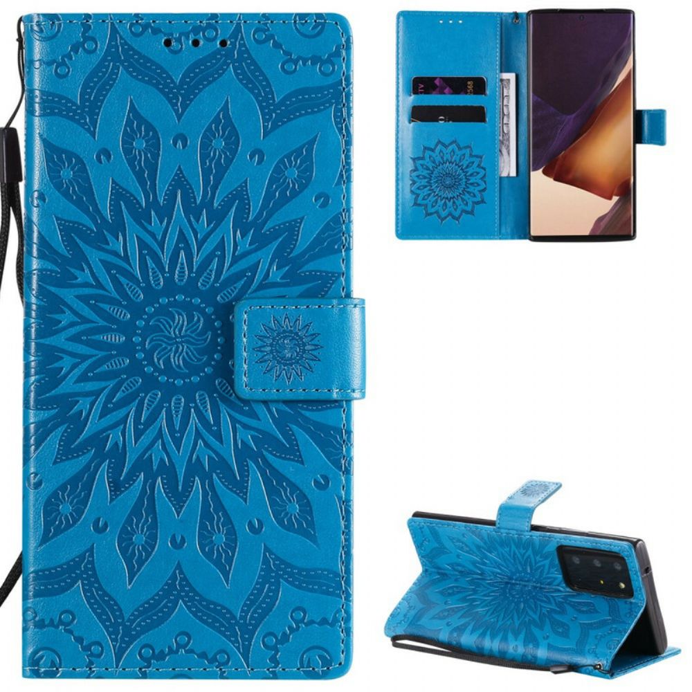 Folio-hoesje voor Samsung Galaxy Note 20 Ultra Zonnebloem