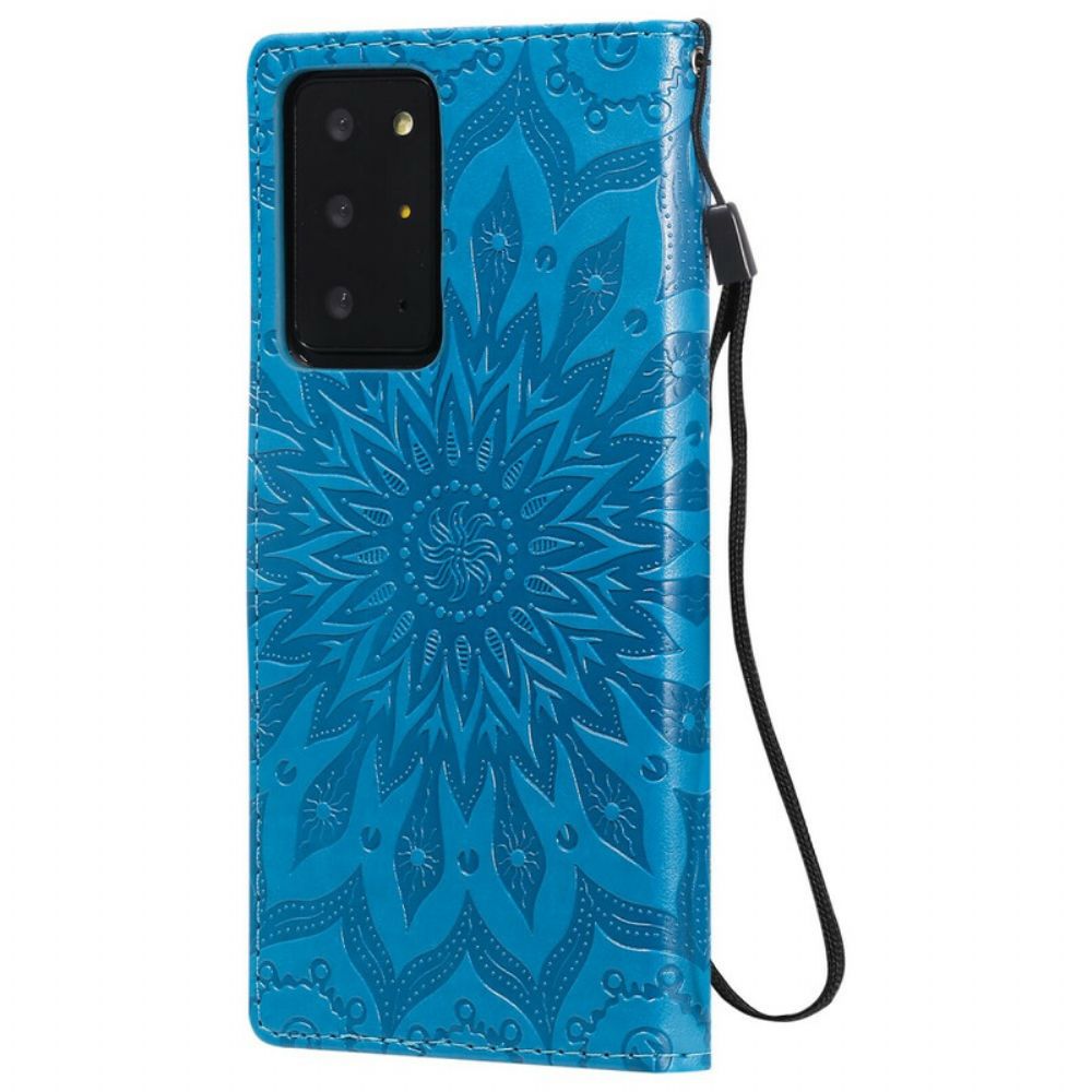 Folio-hoesje voor Samsung Galaxy Note 20 Ultra Zonnebloem