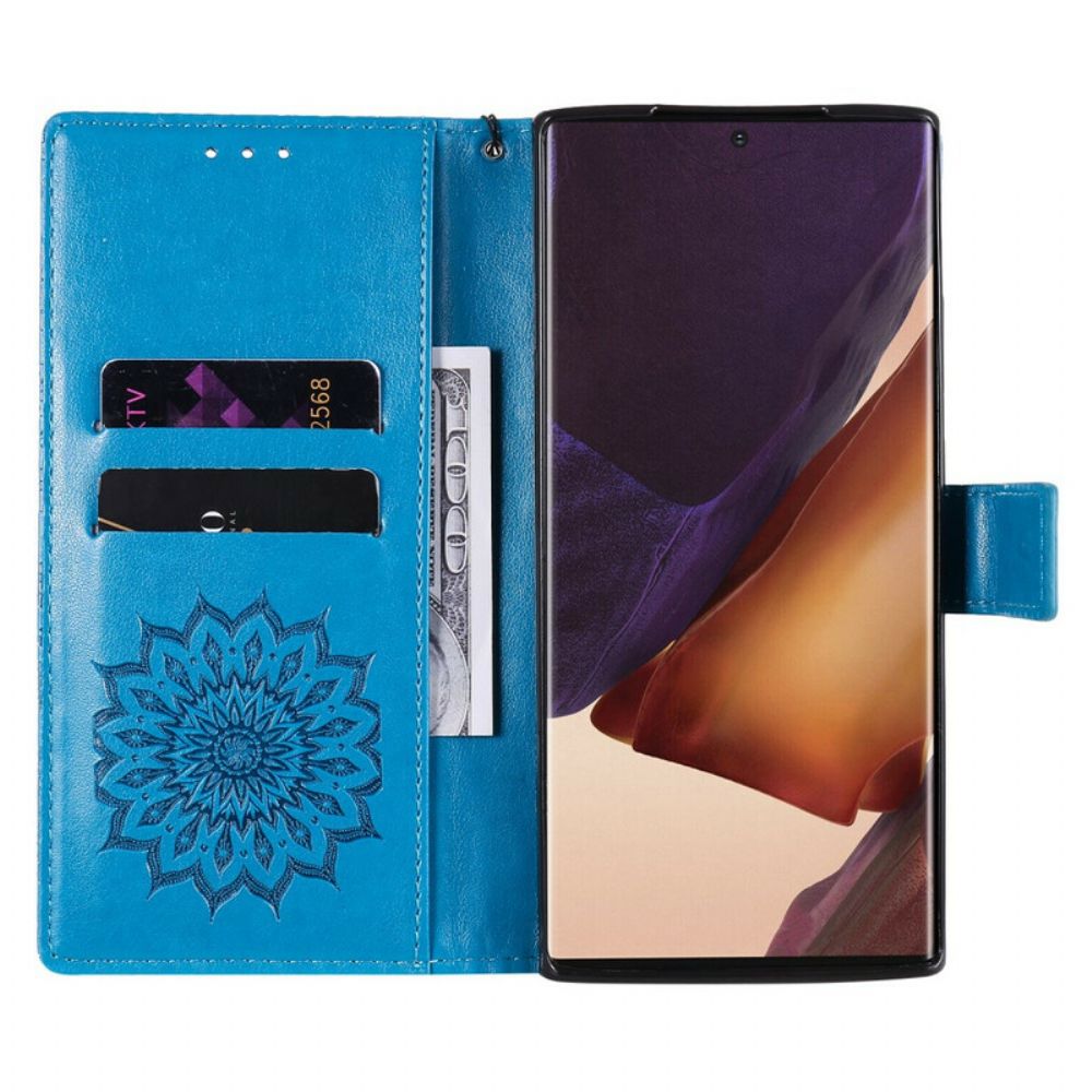 Folio-hoesje voor Samsung Galaxy Note 20 Ultra Zonnebloem