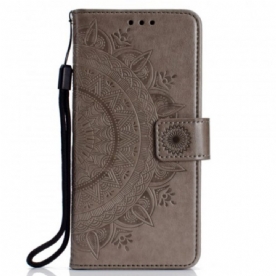 Leren Hoesje voor Huawei Mate 20 Lite Zon Mandala