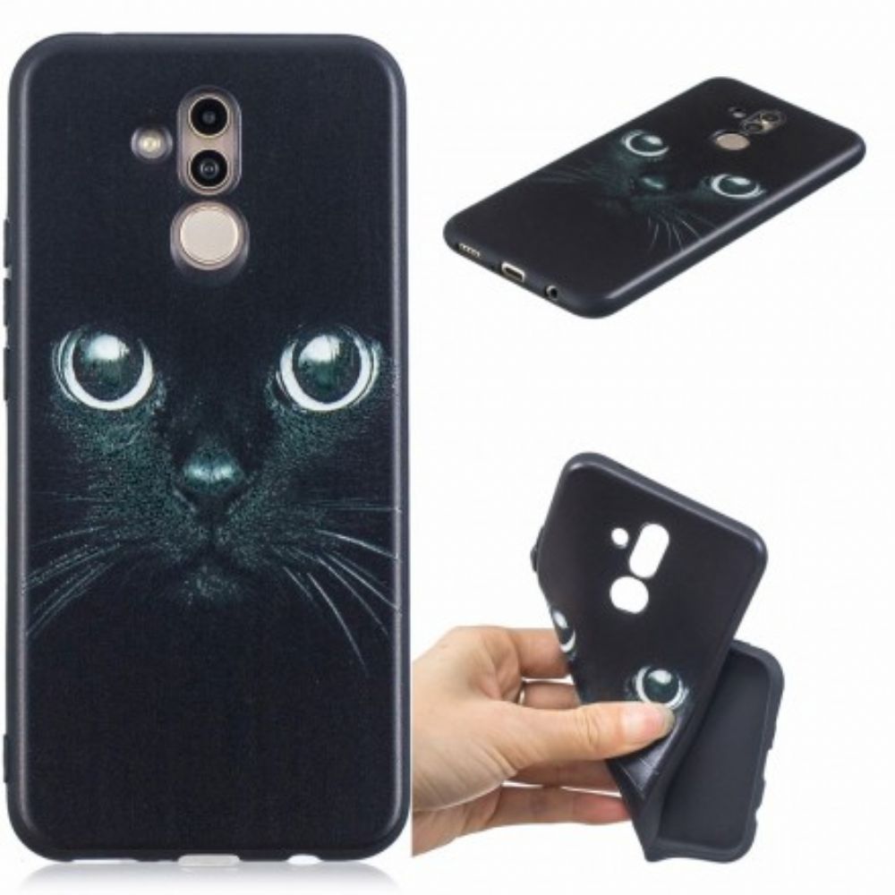 Telefoonhoesje voor Huawei Mate 20 Lite Kattenogen