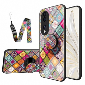 Hoesje voor Honor 70 Patchwork