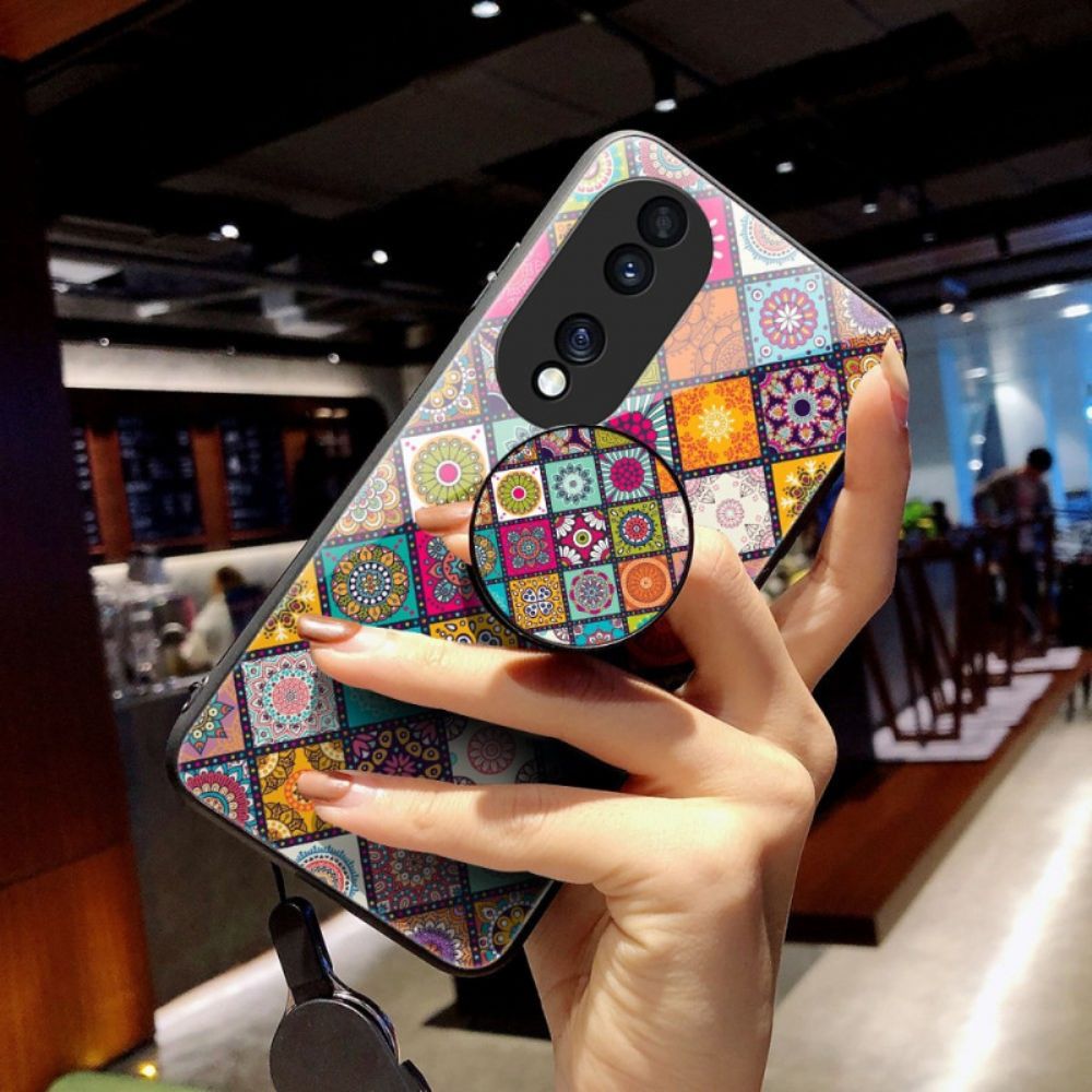 Hoesje voor Honor 70 Patchwork