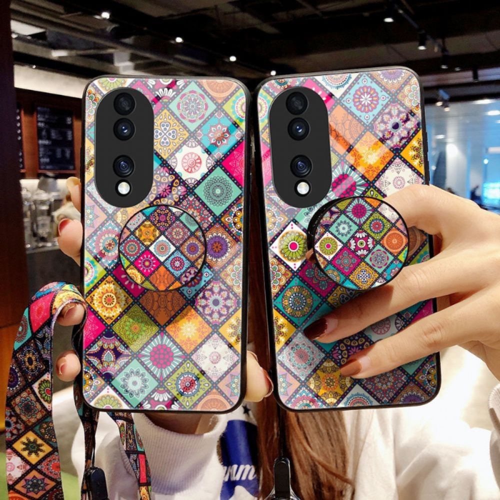 Hoesje voor Honor 70 Patchwork