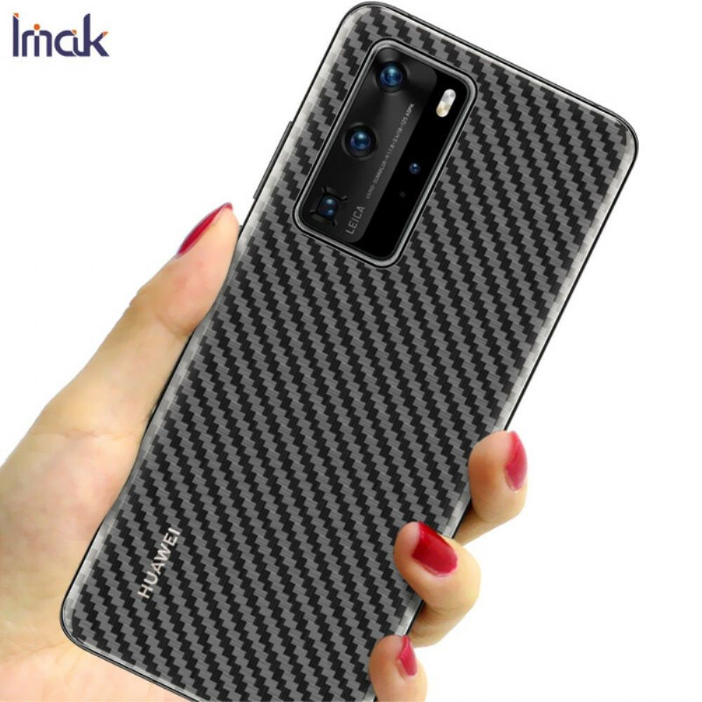 Achterfilm Voor Huawei P40 Carbon Style Imak