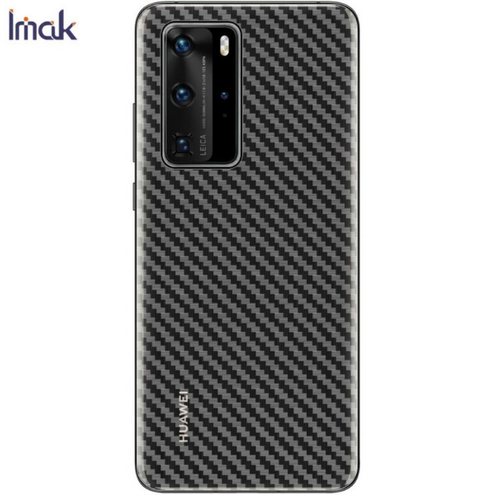 Achterfilm Voor Huawei P40 Carbon Style Imak