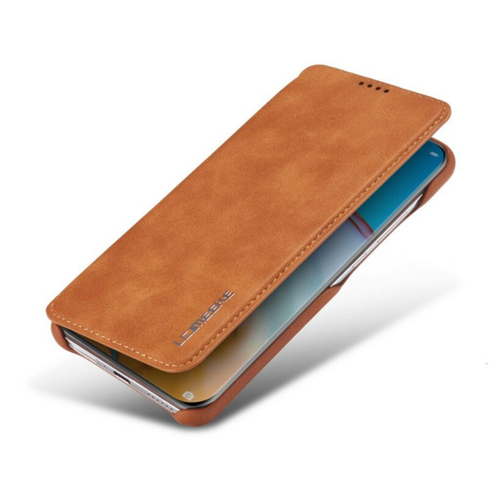 Bescherming Hoesje voor Huawei P40 Folio-hoesje Lc.imeeke Leereffect