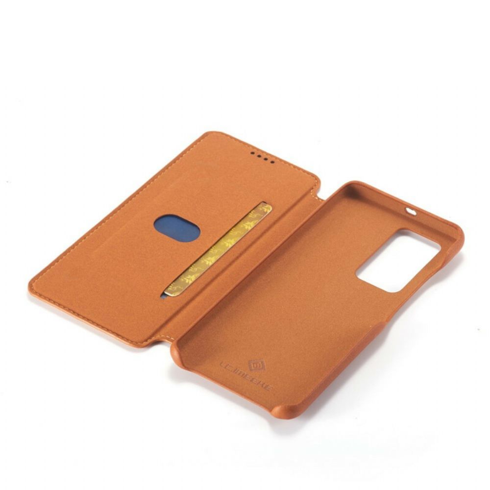 Bescherming Hoesje voor Huawei P40 Folio-hoesje Lc.imeeke Leereffect