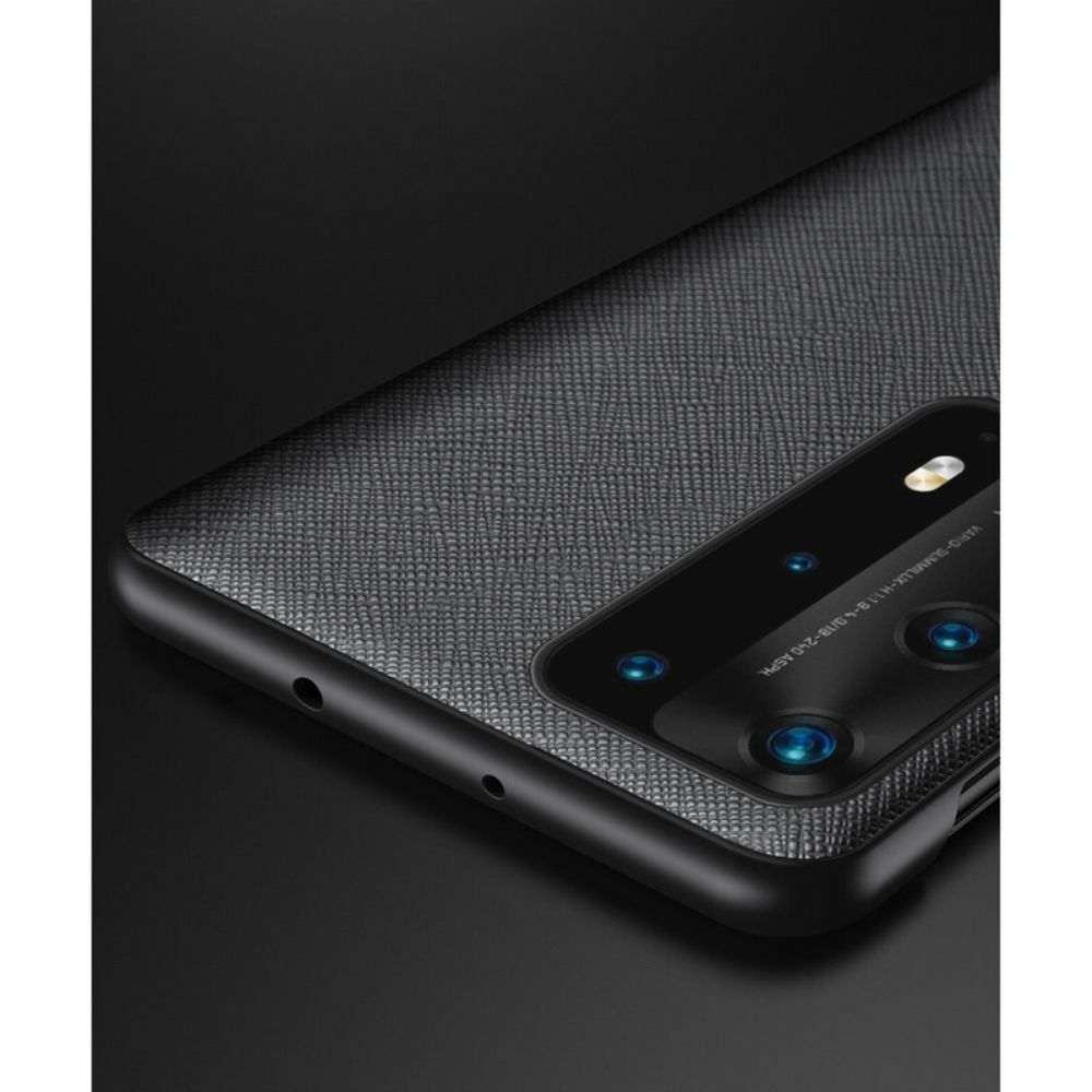 Bescherming Hoesje voor Huawei P40 Getextureerd Kunstleer