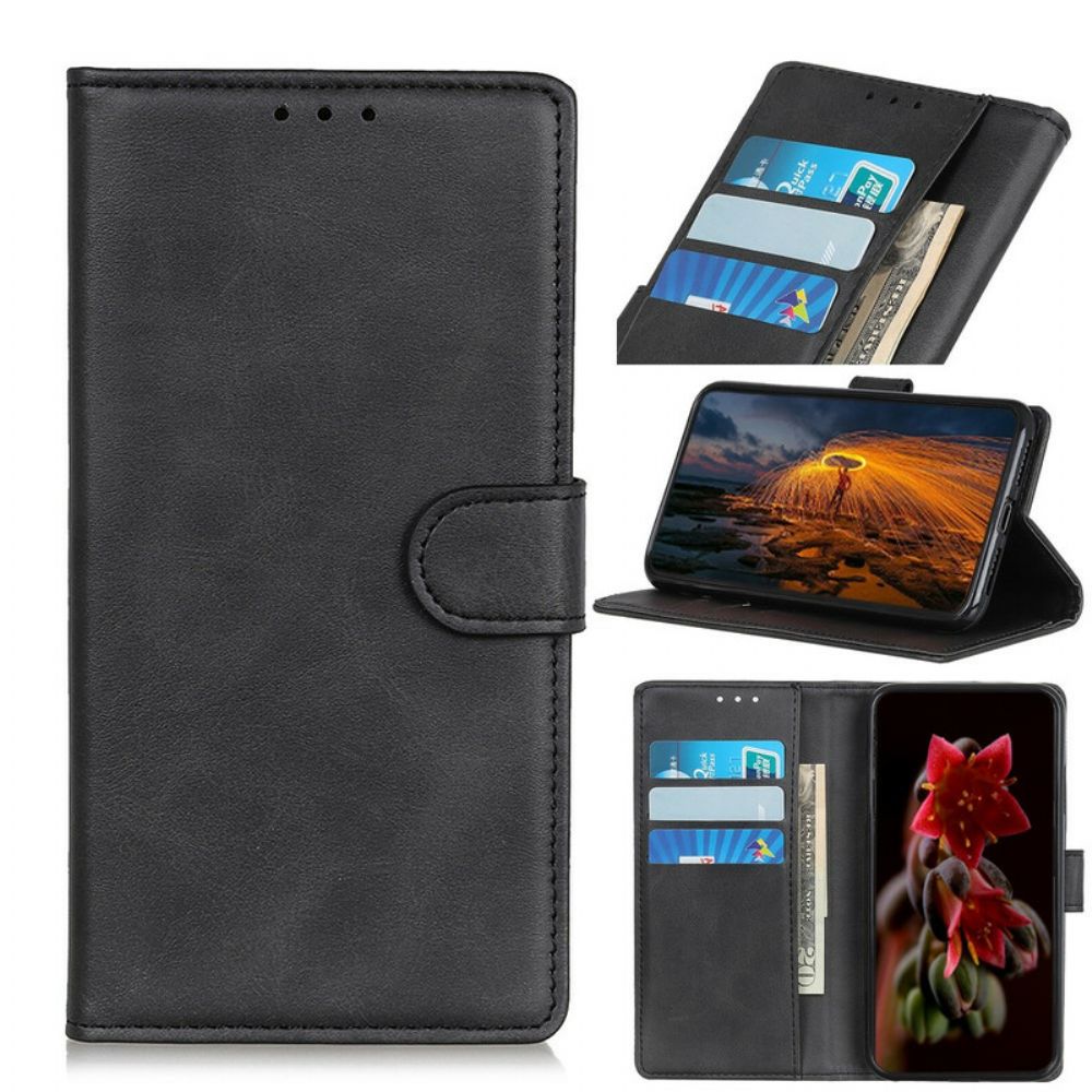 Folio-hoesje voor Huawei P40 Premium Mat Leereffect