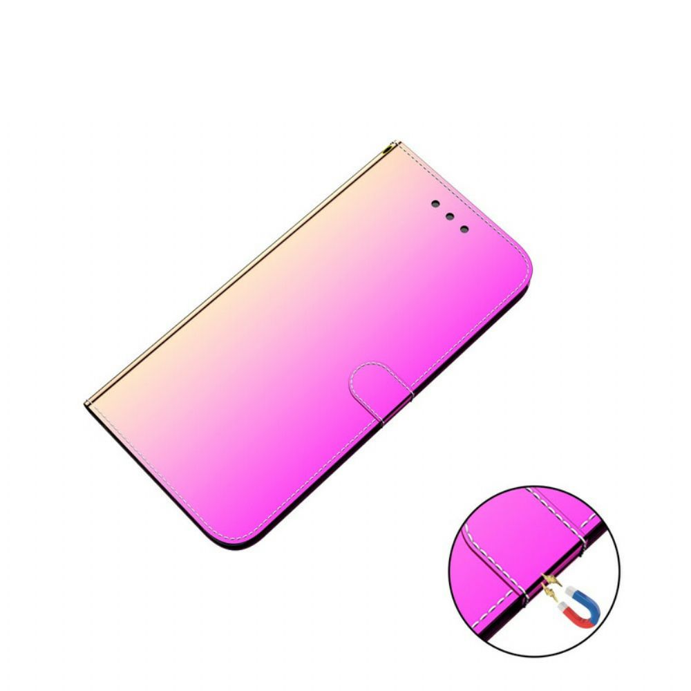 Folio-hoesje voor Huawei P40 Spiegelkap Van Kunstleer