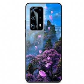 Hoesje voor Huawei P40 Fantasielandschap Van Gehard Glas