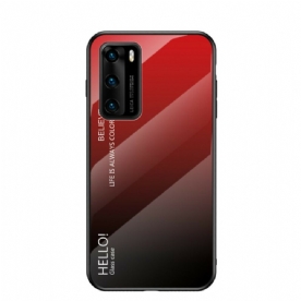 Hoesje voor Huawei P40 Hallo Gehard Glas