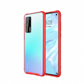 Hoesje voor Huawei P40 Hybride Ontwerp Siliconen Randen