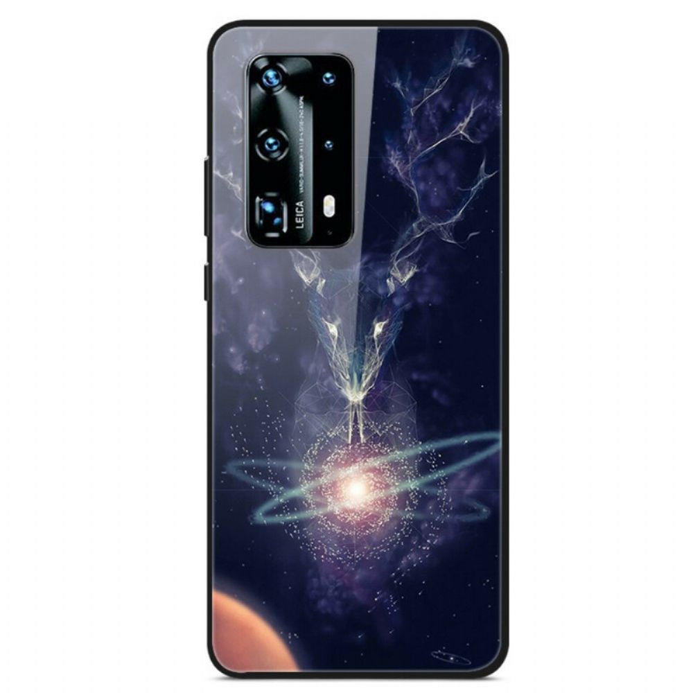 Hoesje voor Huawei P40 Star Deer Gehard Glas