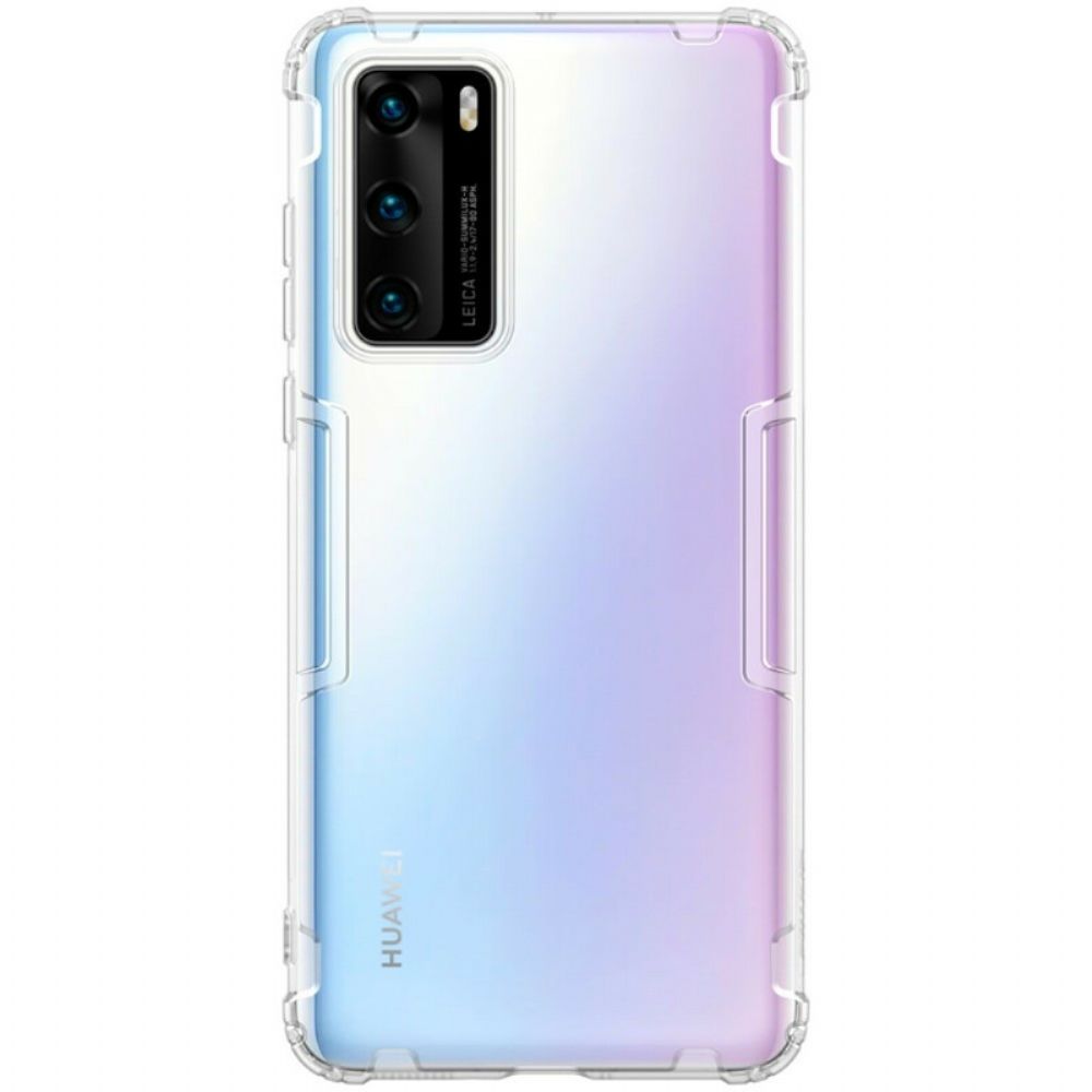 Hoesje voor Huawei P40 Versterkte Transparante Nillkin