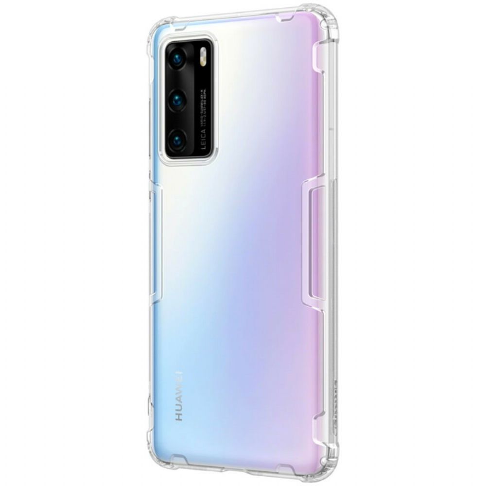 Hoesje voor Huawei P40 Versterkte Transparante Nillkin