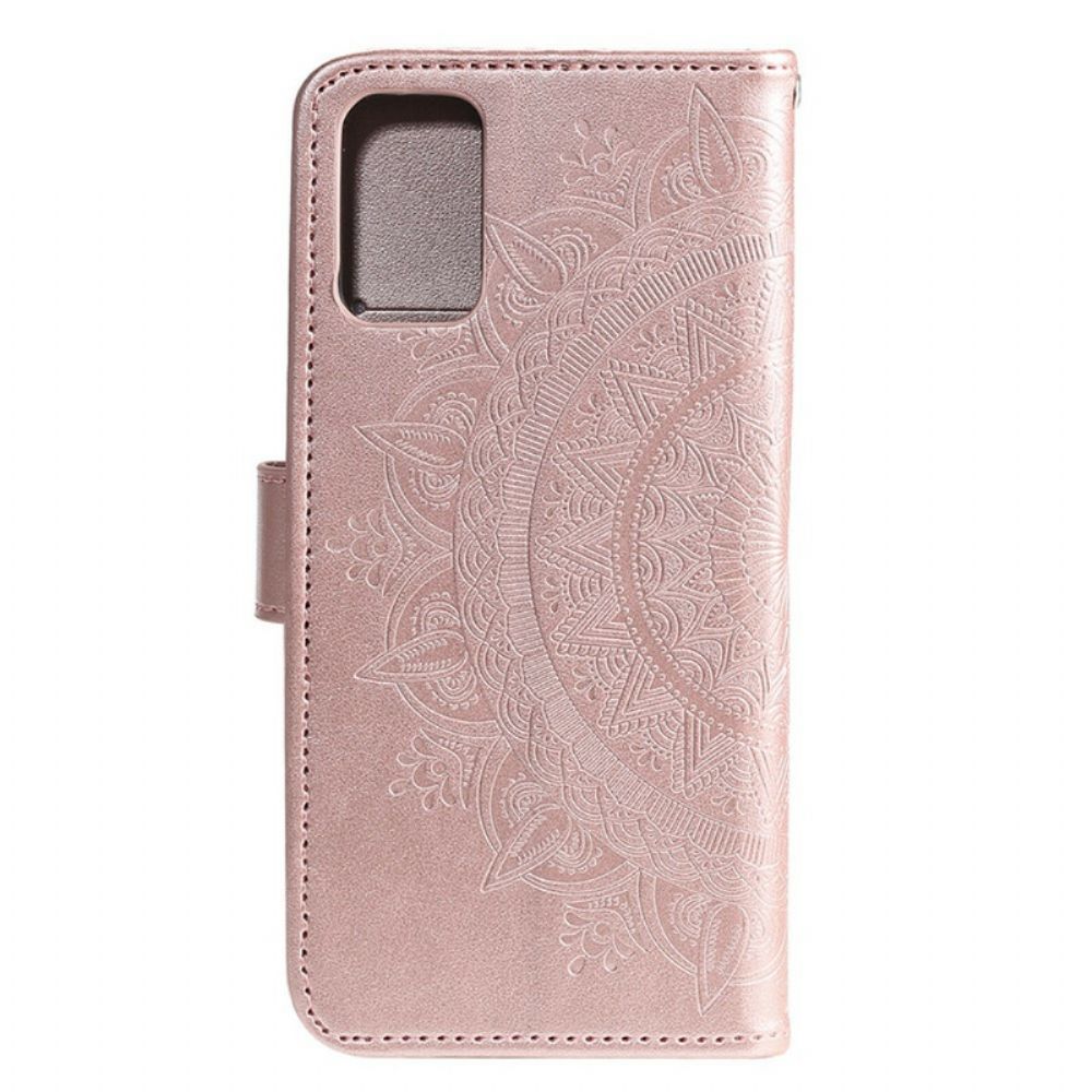 Leren Hoesje voor Huawei P40 Zon Mandala