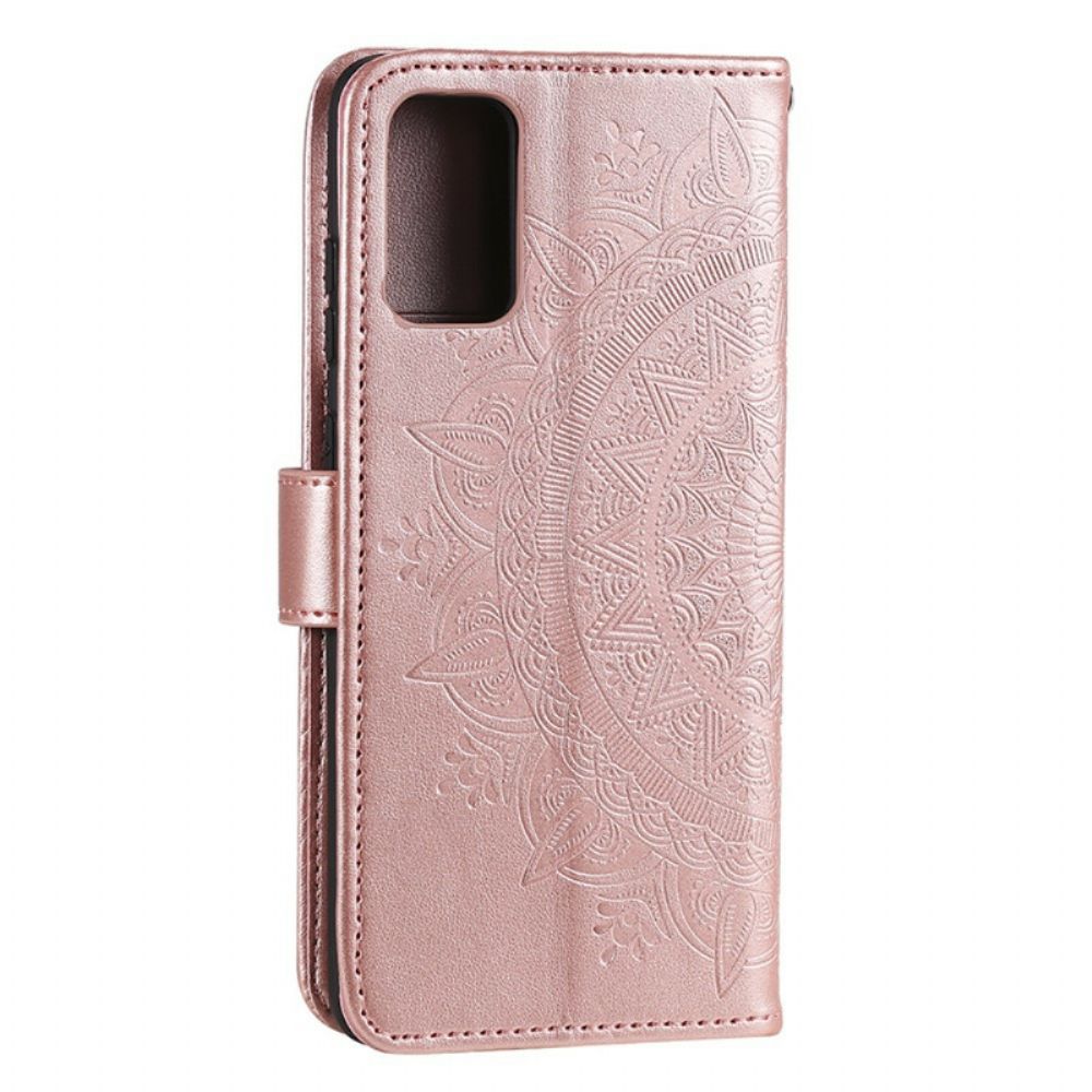 Leren Hoesje voor Huawei P40 Zon Mandala