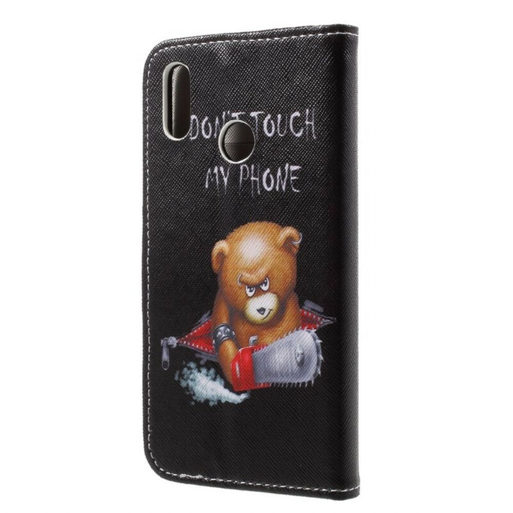 Flip Case voor Huawei P20 Lite Gevaarlijke Beer