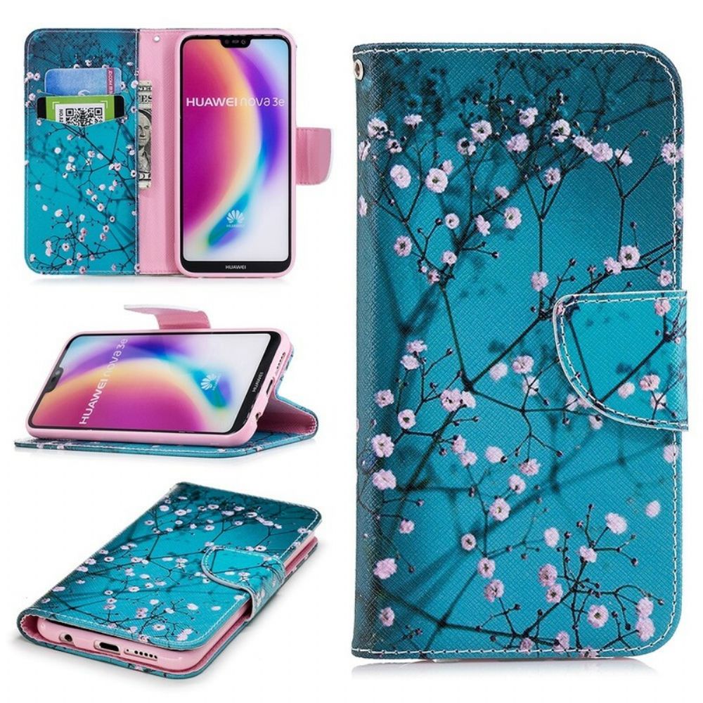 Folio-hoesje voor Huawei P20 Lite Bloeiende Boom