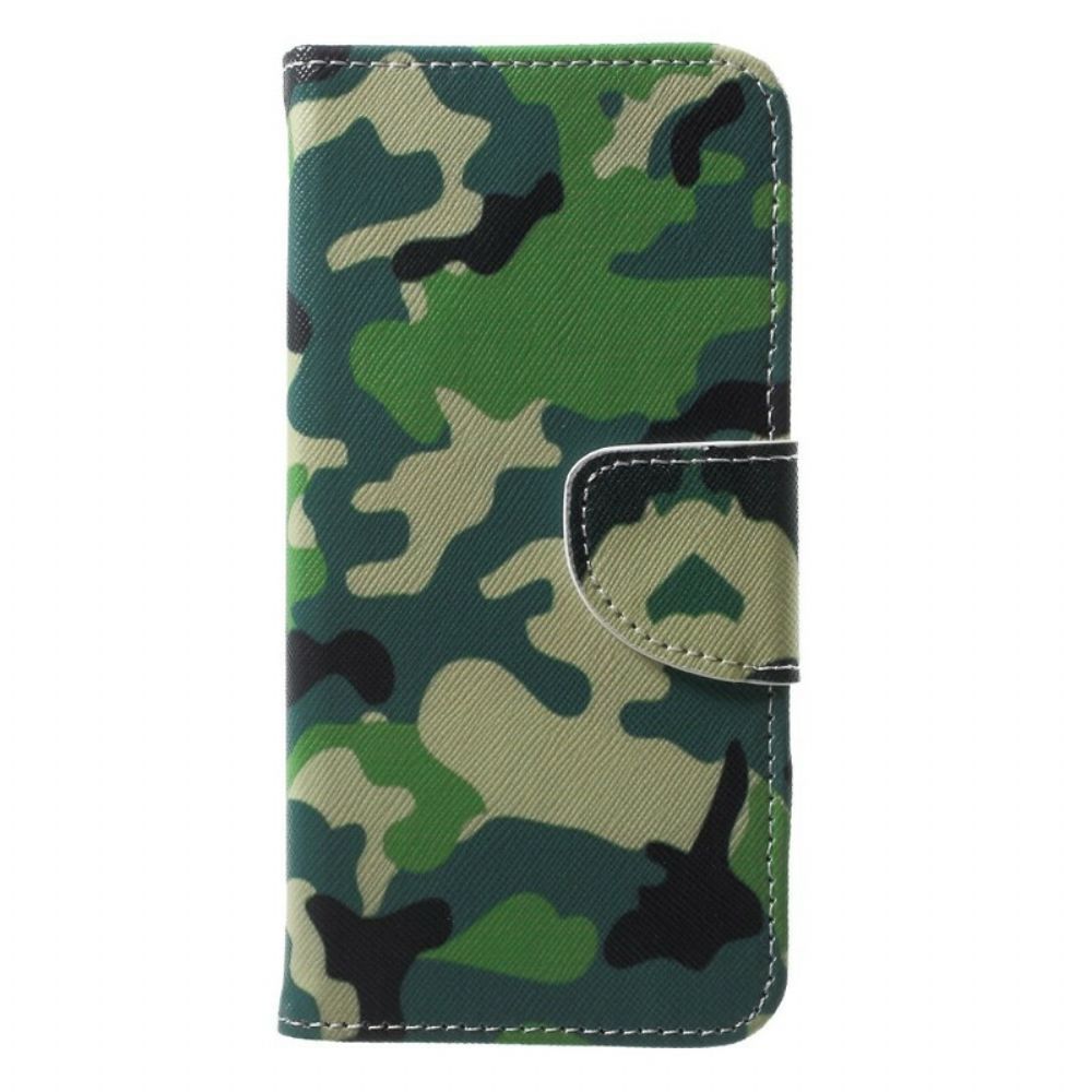 Folio-hoesje voor Huawei P20 Lite Militaire Camouflage