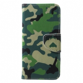 Folio-hoesje voor Huawei P20 Lite Militaire Camouflage