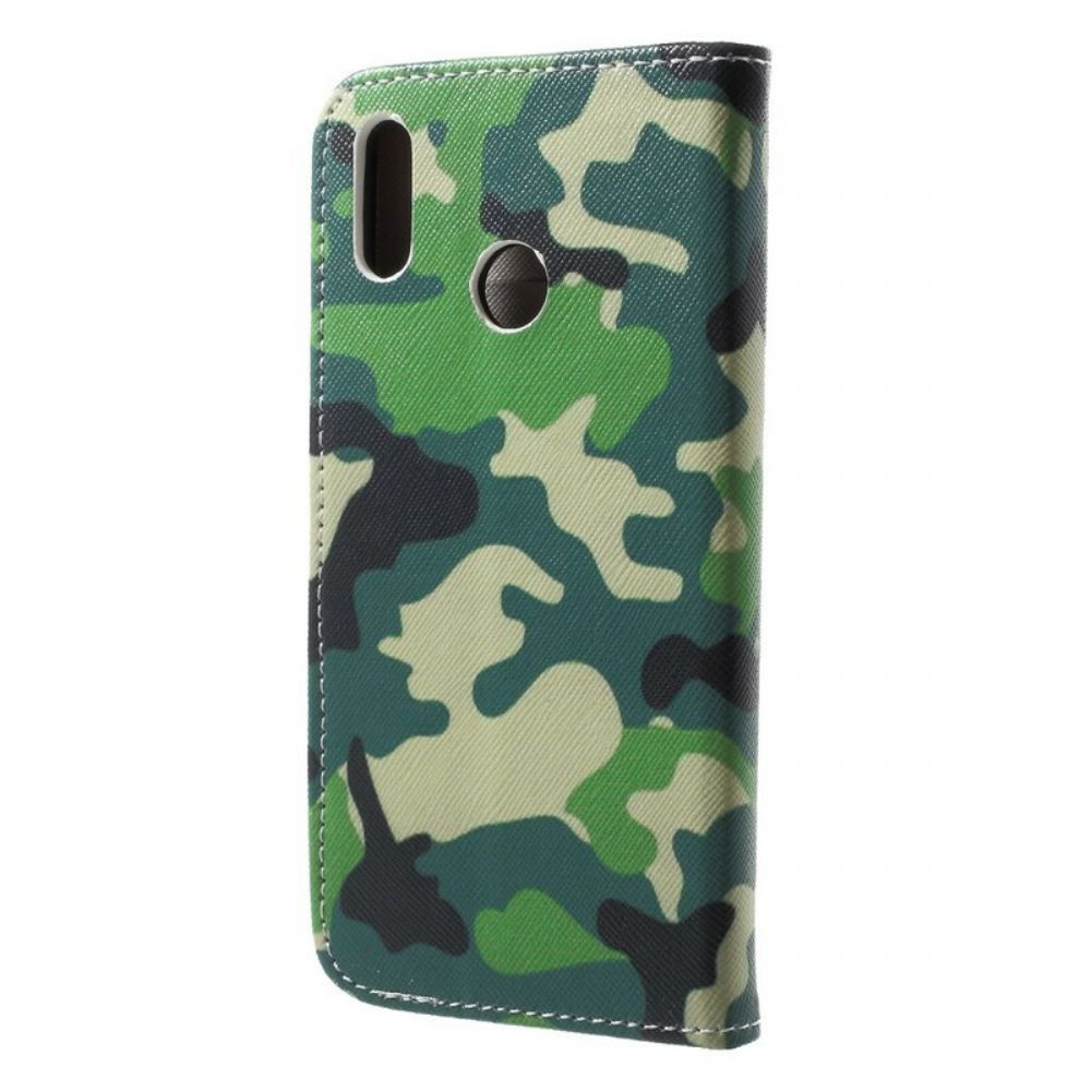 Folio-hoesje voor Huawei P20 Lite Militaire Camouflage