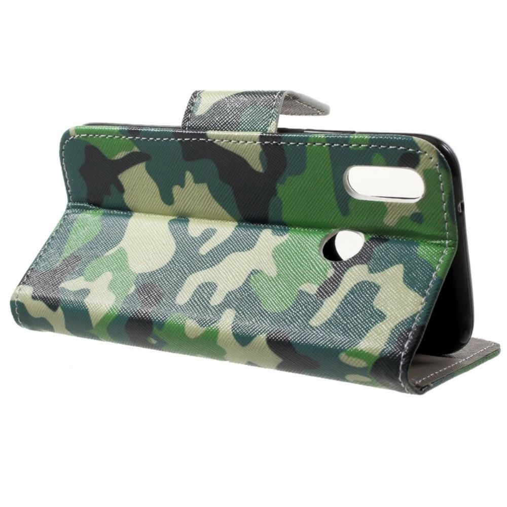 Folio-hoesje voor Huawei P20 Lite Militaire Camouflage