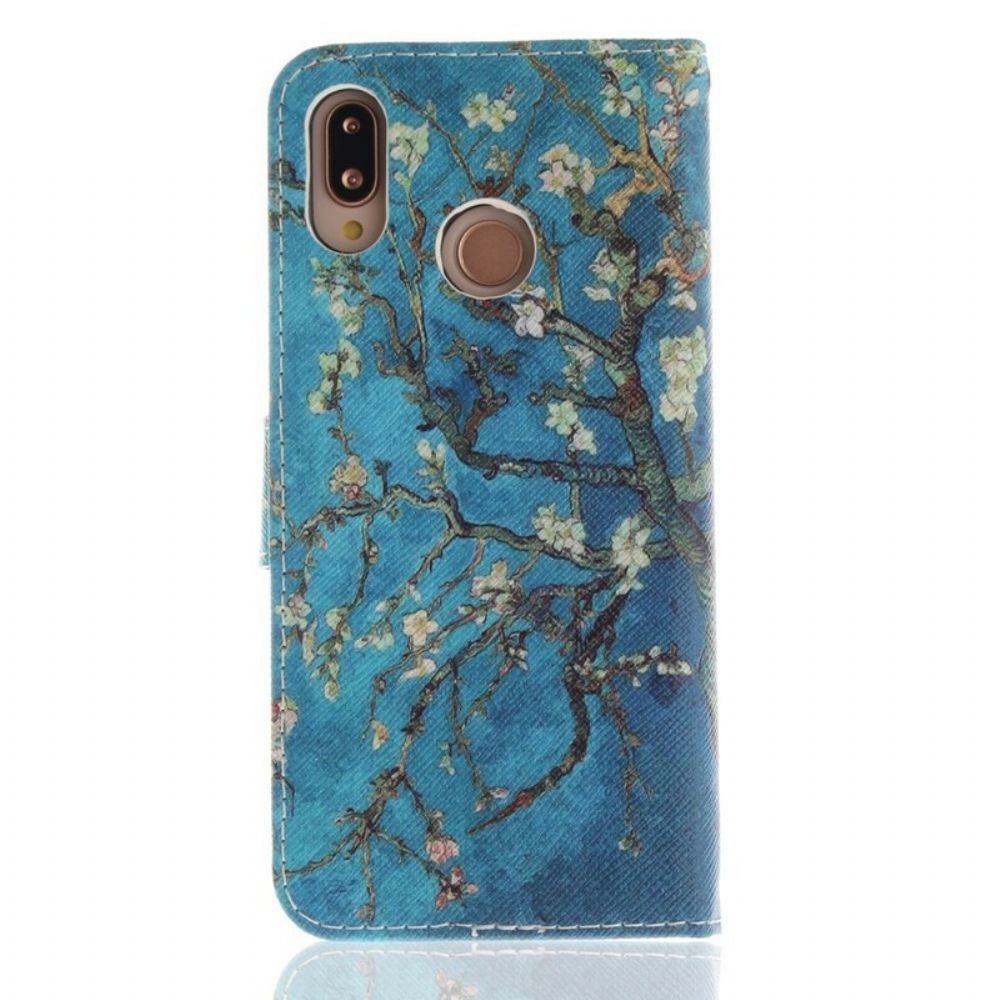 Folio-hoesje voor Huawei P20 Lite Premium Bloesemboom