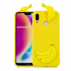 Hoesje voor Huawei P20 Lite 3d Banaan