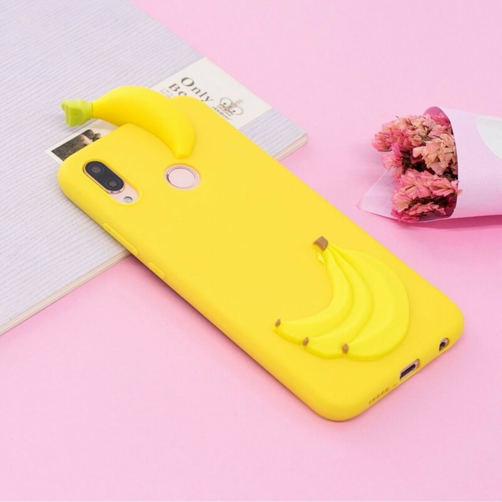 Hoesje voor Huawei P20 Lite 3d Banaan