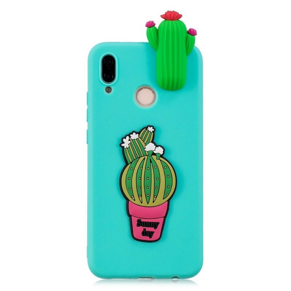 Hoesje voor Huawei P20 Lite 3d Cactus Waanzin