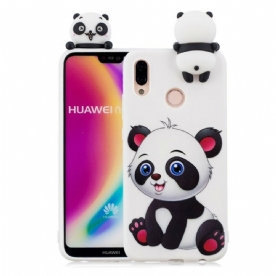 Hoesje voor Huawei P20 Lite 3d Leuke Panda