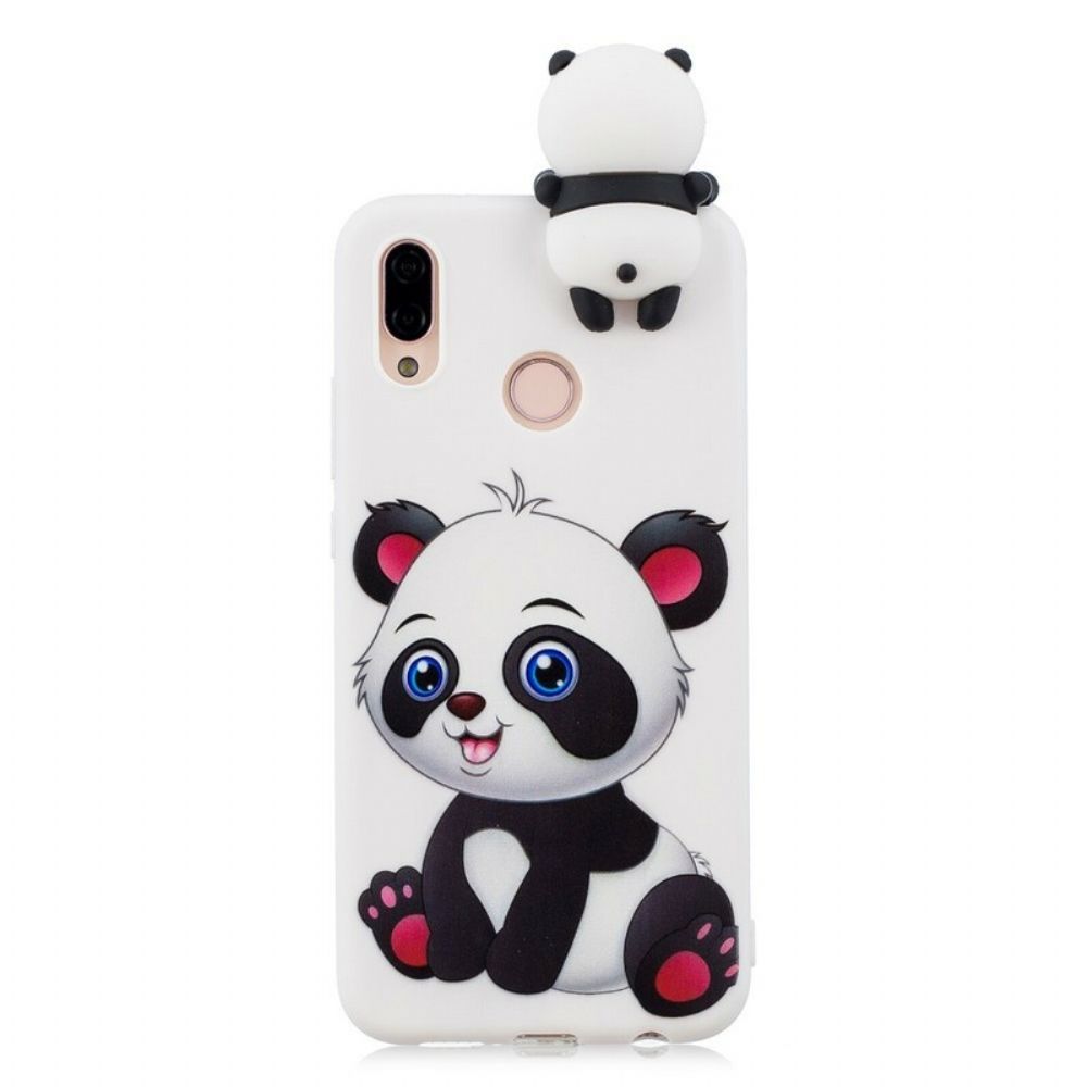 Hoesje voor Huawei P20 Lite 3d Leuke Panda