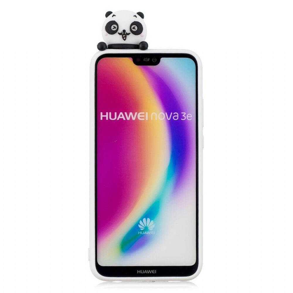 Hoesje voor Huawei P20 Lite 3d Leuke Panda