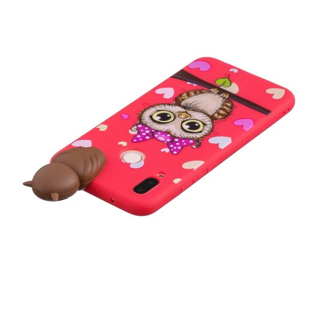 Hoesje voor Huawei P20 Lite 3d Miss Uil