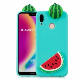 Hoesje voor Huawei P20 Lite 3d Watermeloen