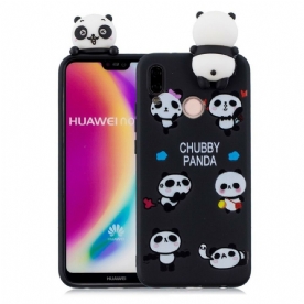 Hoesje voor Huawei P20 Lite Chuba Panda 3d