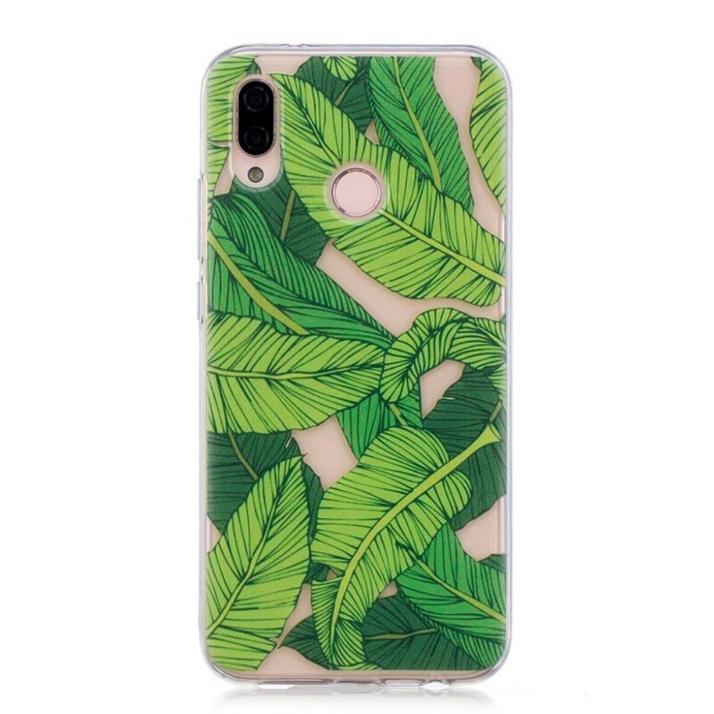 Hoesje voor Huawei P20 Lite Transparante Grafische Bladen