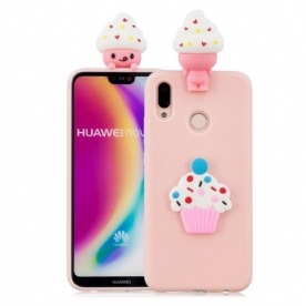 Telefoonhoesje voor Huawei P20 Lite 3d-cupcake